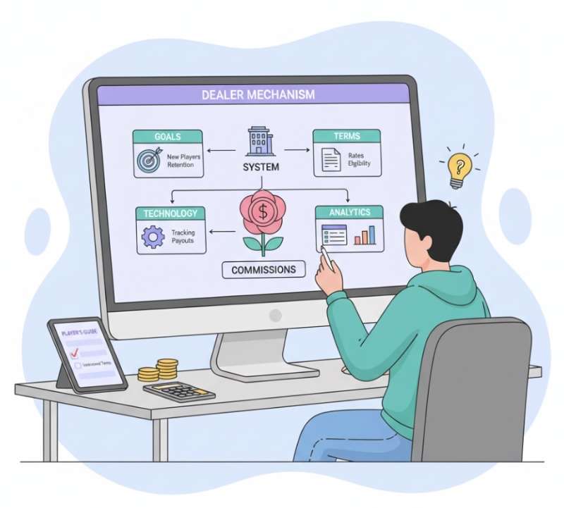 Người chơi đang phân tích cơ chế "hoa hồng" từ nhà cái game, bao gồm mục tiêu, điều khoản và công nghệ quản lý
