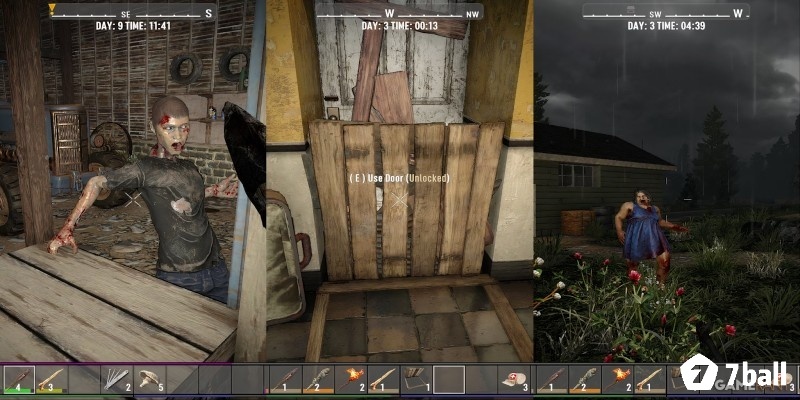 Game 7 Days to Die: Sinh tồn zombie hardcore căng não