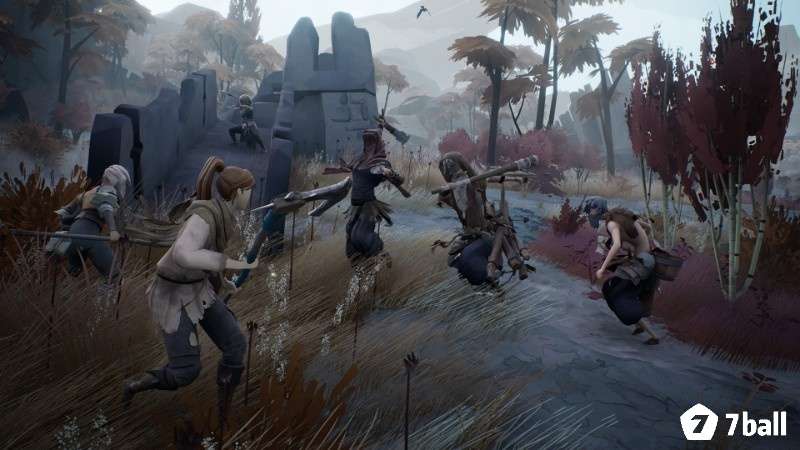 Đồ họa game Ashen đơn giản nhưng đầy tính nghệ thuật với những nét vẽ đơn giản