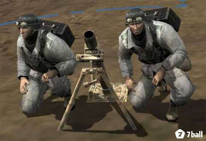 Các vũ khí đa dạng đóng vai trò tăng thêm sức mạnh chiến đấu cho binh lính của bạn