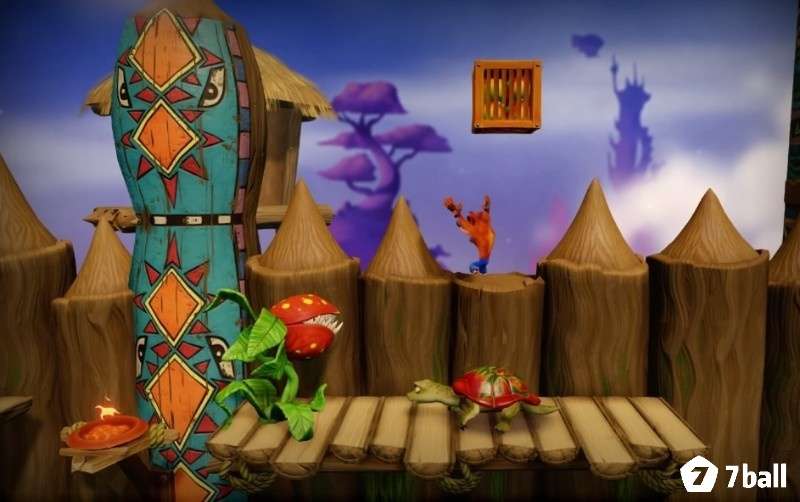 Màn chơi rừng rậm với nhiều bẫy trong Crash Bandicoot N. Sane Trilogy