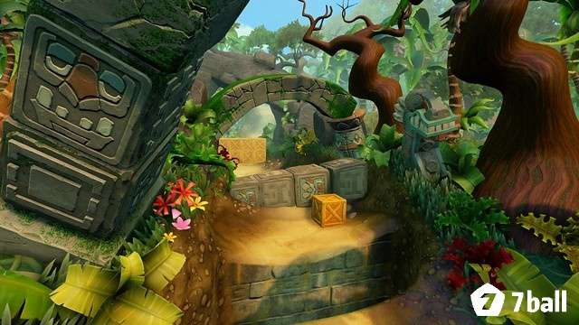 Môi trường nhiệt đới trong Crash Bandicoot N. Sane Trilogy với đồ họa sắc nét