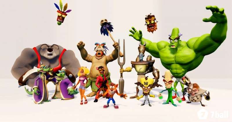 Nhân vật Crash Bandicoot trong game&nbsp;Crash Bandicoot N. Sane Trilogy với đồ họa làm lại hiện đại