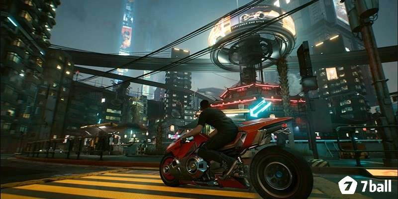 Game Cyberpunk 2077 có đồ họa được đánh giá cao với phong cách cyberpunk đặc trưng chi tiết và ấn tượng
