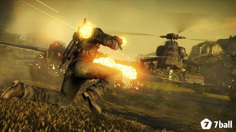 Thế giới mở rộng lớn và căn cứ quân sự trong game Just Cause 4