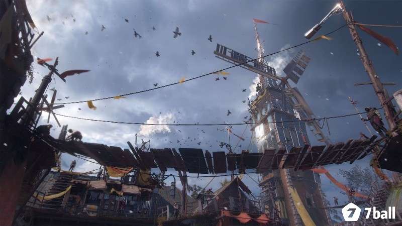 Zombie truy đuổi người chơi trên đường phố The City vào ban đêm