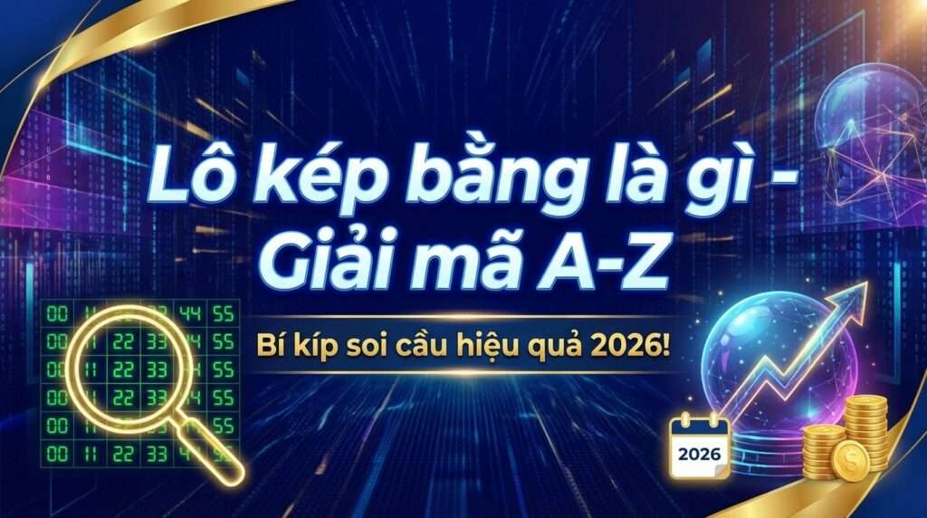Lô kép bằng là gì? Giải mã A-Z, bí kíp soi cầu hiệu quả 2026