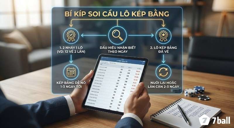 Sơ đồ bí kíp soi cầu lô kép bằng là gì chi tiết, chỉ ra dấu hiệu nhận biết theo ngày từ 2 nháy lô và kết quả đã về