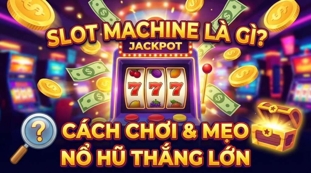 Slot machine là gì? Định nghĩa, cách chơi & mẹo nổ hũ thắng lớn