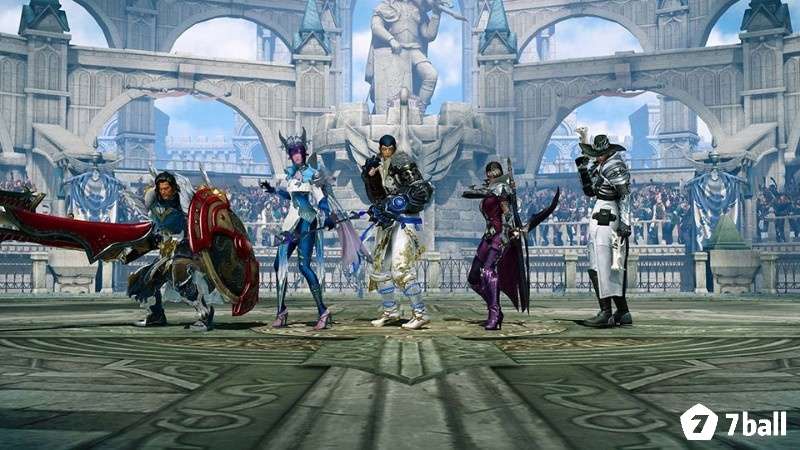 Cộng đồng người chơi đông đúc trong thành phố trung tâm của game Lost Ark