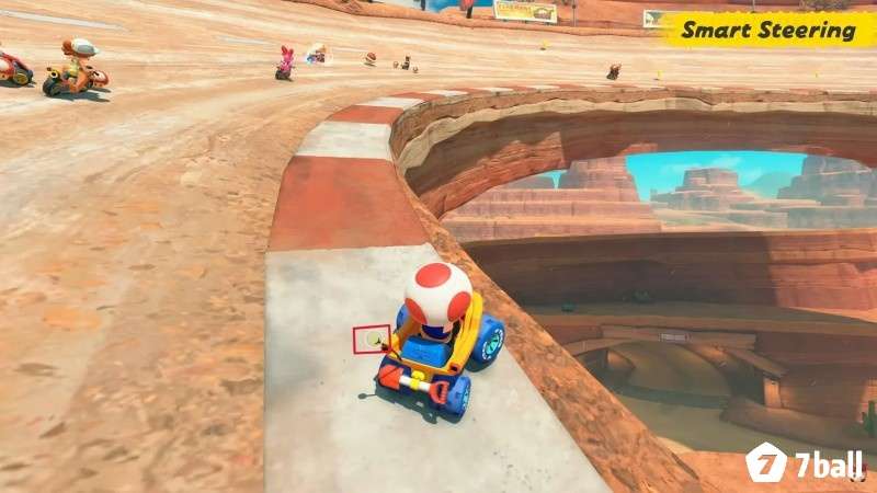 Tính năng Smart Steering hỗ trợ người mới trong Mario Kart 8 Deluxe
