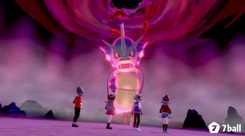 Pokémon khổng lồ tung chiêu trong game Pokémon Shield