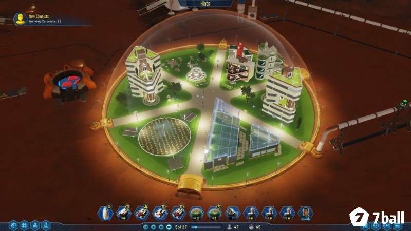 Dome và hạ tầng đô thị trong Surviving Mars