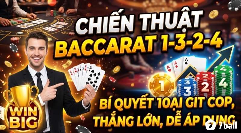 Chiến thuật baccarat 1-3-2-4 là gì? Cách áp dụng quản lý vốn