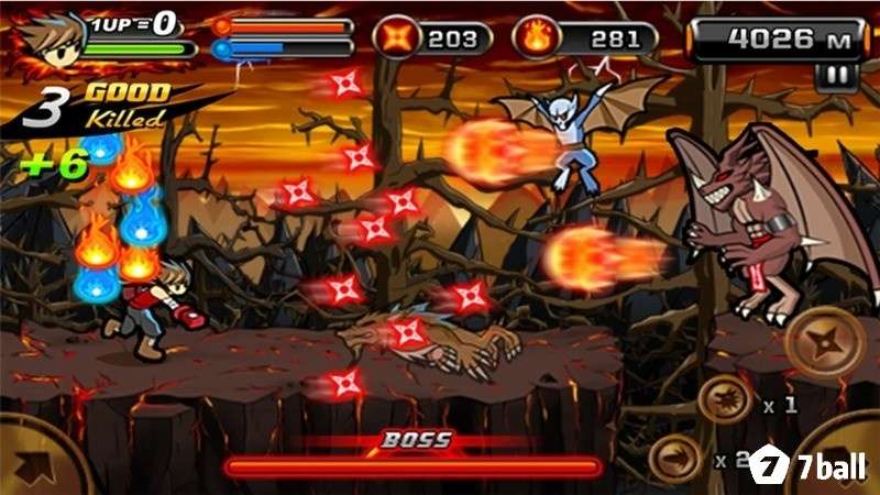 Devil Ninja 2 với ninja chiến đấu cùng quái vật trong màn chơi tối