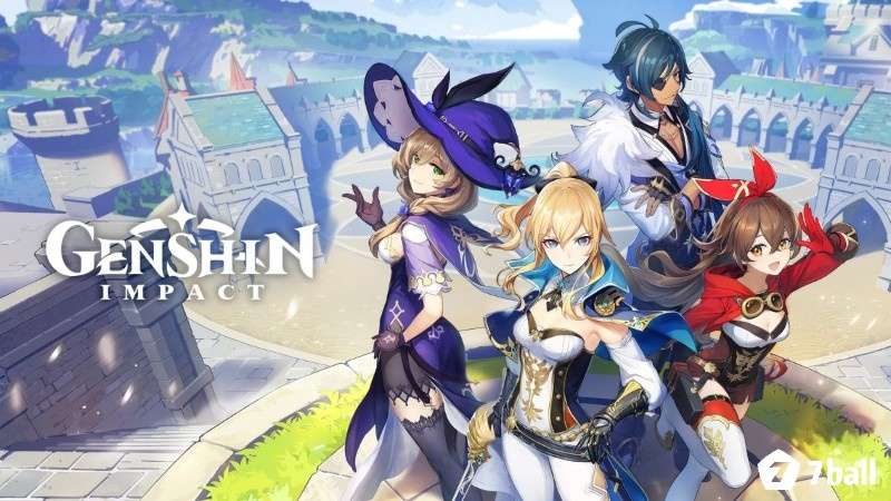 Genshin Impact với nhân vật phiêu lưu trong thế giới fantasy rộng lớn